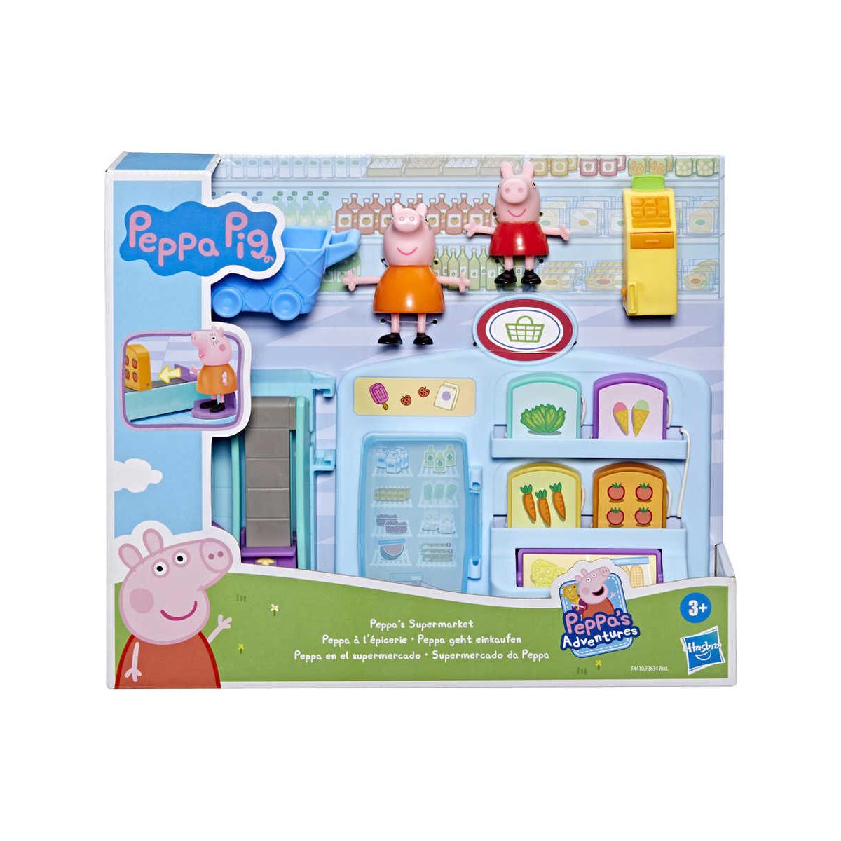 HASBRO Supermarket Peppa Pig herní set 2 figurky s doplňky