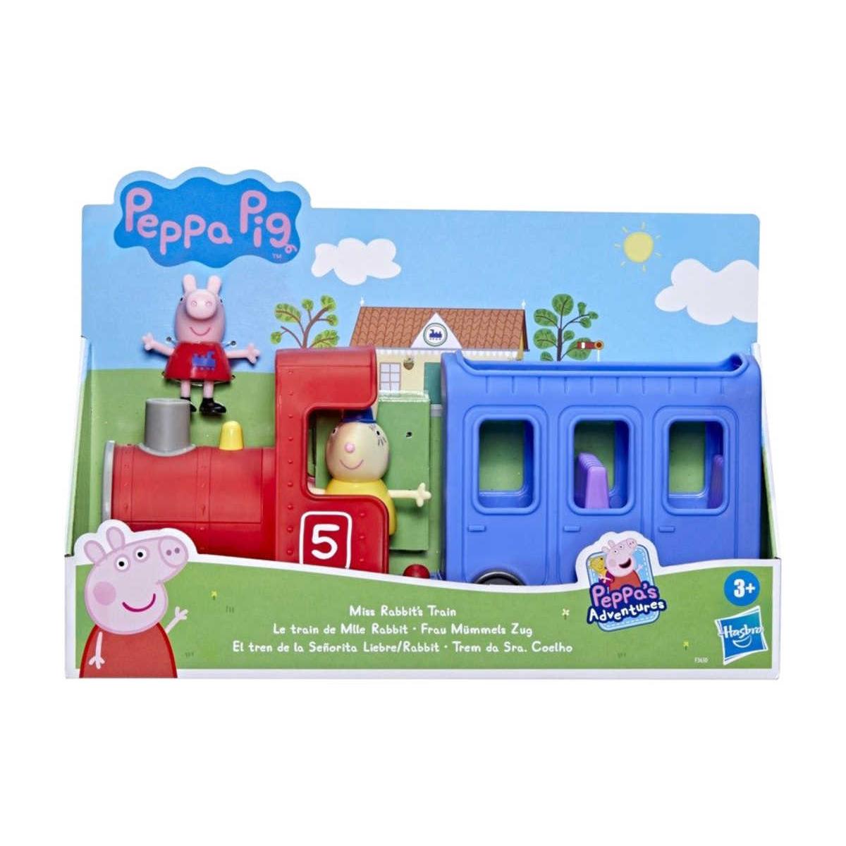 HASBRO Prasátko Peppa Pig Vlak slečny králíčkové set se 2 figurkami