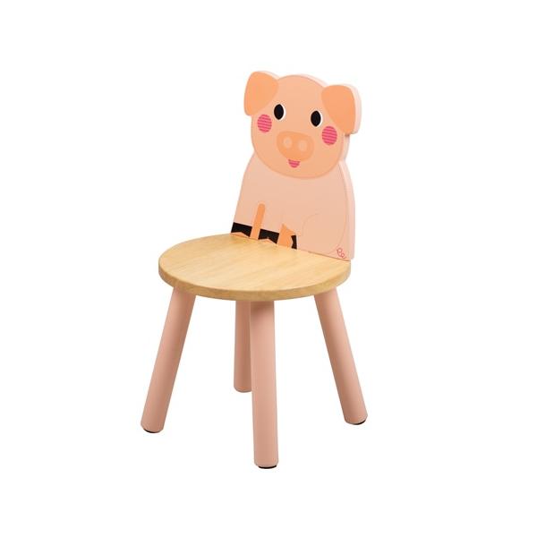 Tidlo Dřevěná židle prasátko