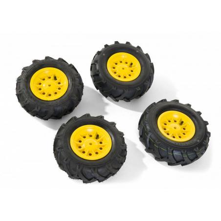 Nafukovací pneumatiky na traktory Farmtrac Premium - žluté