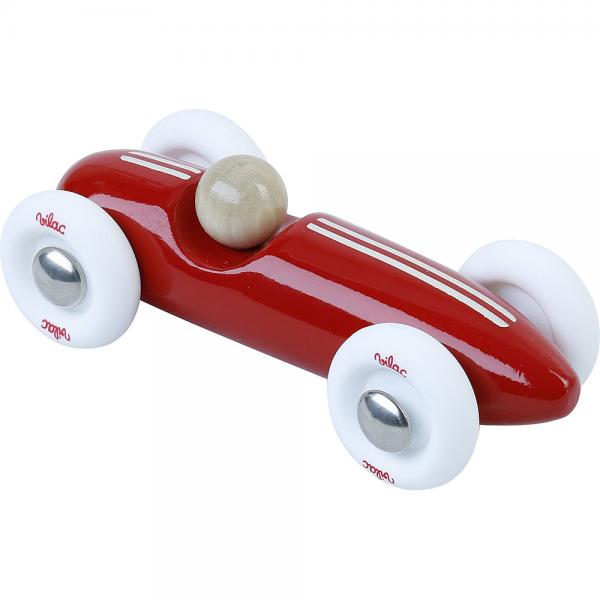 Vilac Dřevěné auto mini Grand prix vintage červené