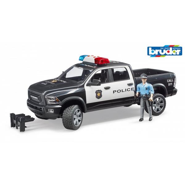 Konstrukční vozy - policejní pick-up RAM2500 s policistou