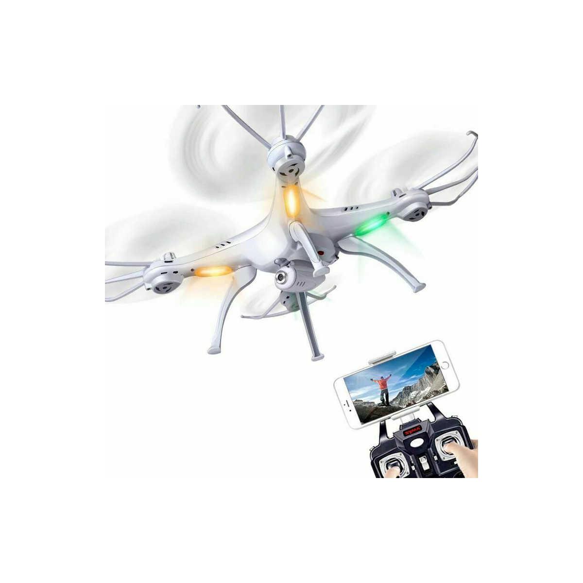 RC Dron na vysílačku 2,4GHz na baterie Wi-Fi kvadrokoptera s HD kamerou