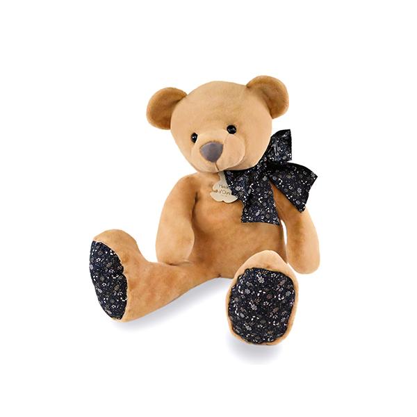 Doudou Histoire d´Ours Plyšový kamarád světle hnědý medvídek 60 cm